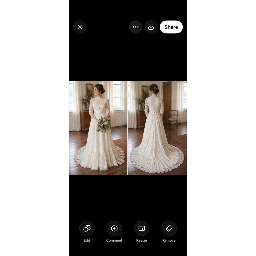 Vintage William Cahill Wedding Dress